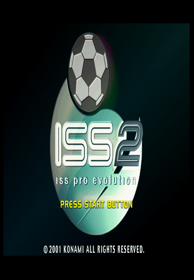 ISS Pro Evolution 2 Title Screen